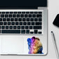 Father Daughter Sketch Holographic Stickers