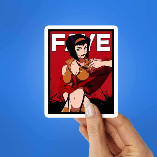 Faye Valentine Sticker - STICK IT UP
