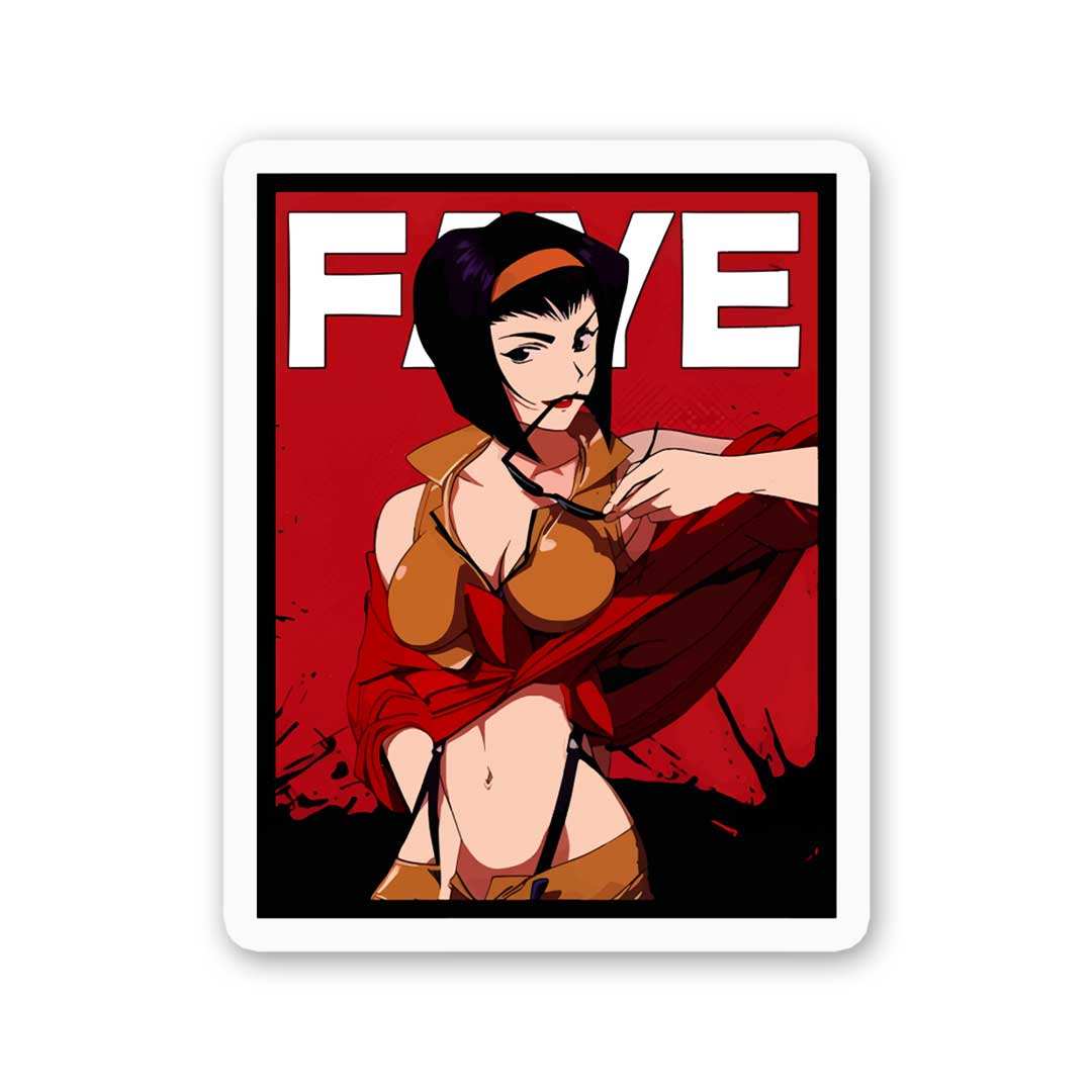 Faye Valentine Sticker - STICK IT UP