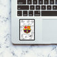 Fcb Sticker waterproof vinyl decal for laptop, bike, car & bottle