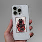 Fiery Flame Moto Rider Glitter Sticker