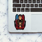 Fighting Titan Sticker waterproof vinyl decal for laptop, bike, car & bottle