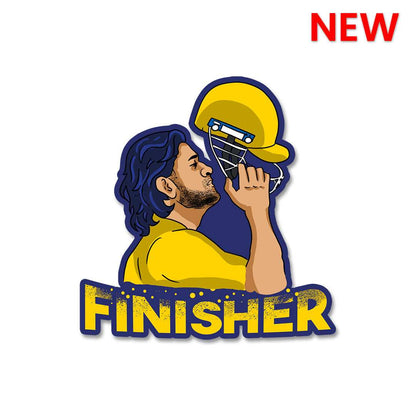 Finisher Sticker waterproof vinyl decal for laptop, bike, car & bottle