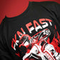 FKN FAST OVERSIZED T - SHIRT waterproof vinyl decal for laptop, bike, car & bottle