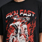 FKN FAST OVERSIZED T - SHIRT waterproof vinyl decal for laptop, bike, car & bottle