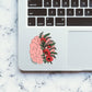Floral Brain Sticker waterproof vinyl decal for laptop, bike, car & bottle