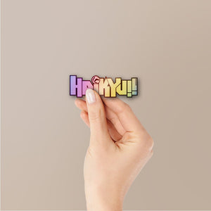 Fly High Volleyball Holographic Stickers - Holographic stickers | STICK IT UP