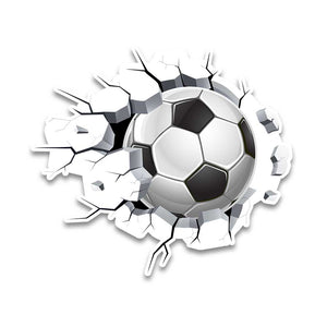 Football Bumper Sticker waterproof vinyl decal for laptop, bike, car & bottle