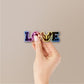 Football Love Holographic Stickers waterproof vinyl decal for laptop, bike, car & bottle