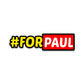 For Paul Bumper Sticker waterproof vinyl decal for laptop, bike, car & bottle