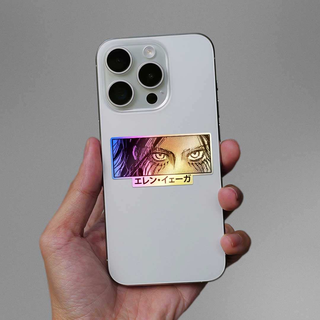 Founding Titan Holographic Sticker waterproof vinyl decal for laptop, bike, car & bottle
