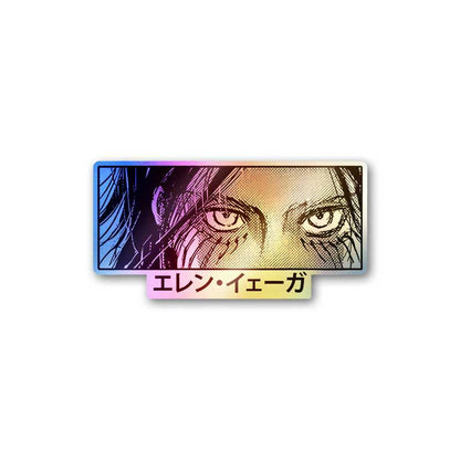 Founding Titan Holographic Sticker waterproof vinyl decal for laptop, bike, car & bottle