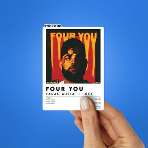 Four You Sticker waterproof vinyl decal for laptop, bike, car & bottle
