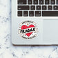 Fragile Handle With Care Sticker waterproof vinyl decal for laptop, bike, car & bottle