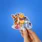 Friend Squad Sticker waterproof vinyl decal for laptop, bike, car & bottle