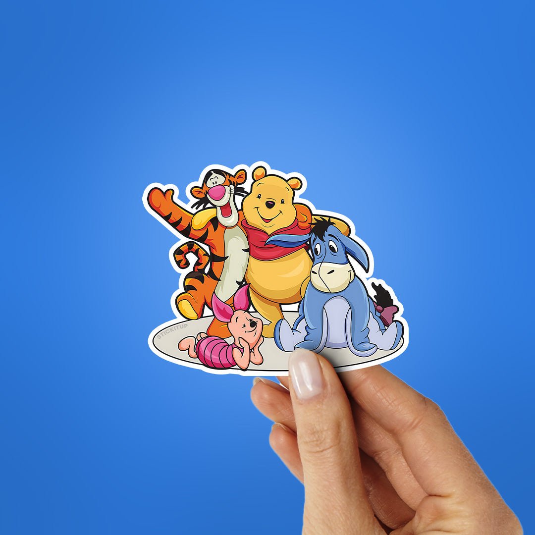 Friend Squad Sticker waterproof vinyl decal for laptop, bike, car & bottle