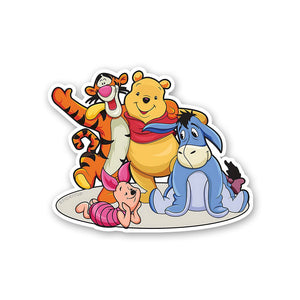 Friend Squad Sticker waterproof vinyl decal for laptop, bike, car & bottle