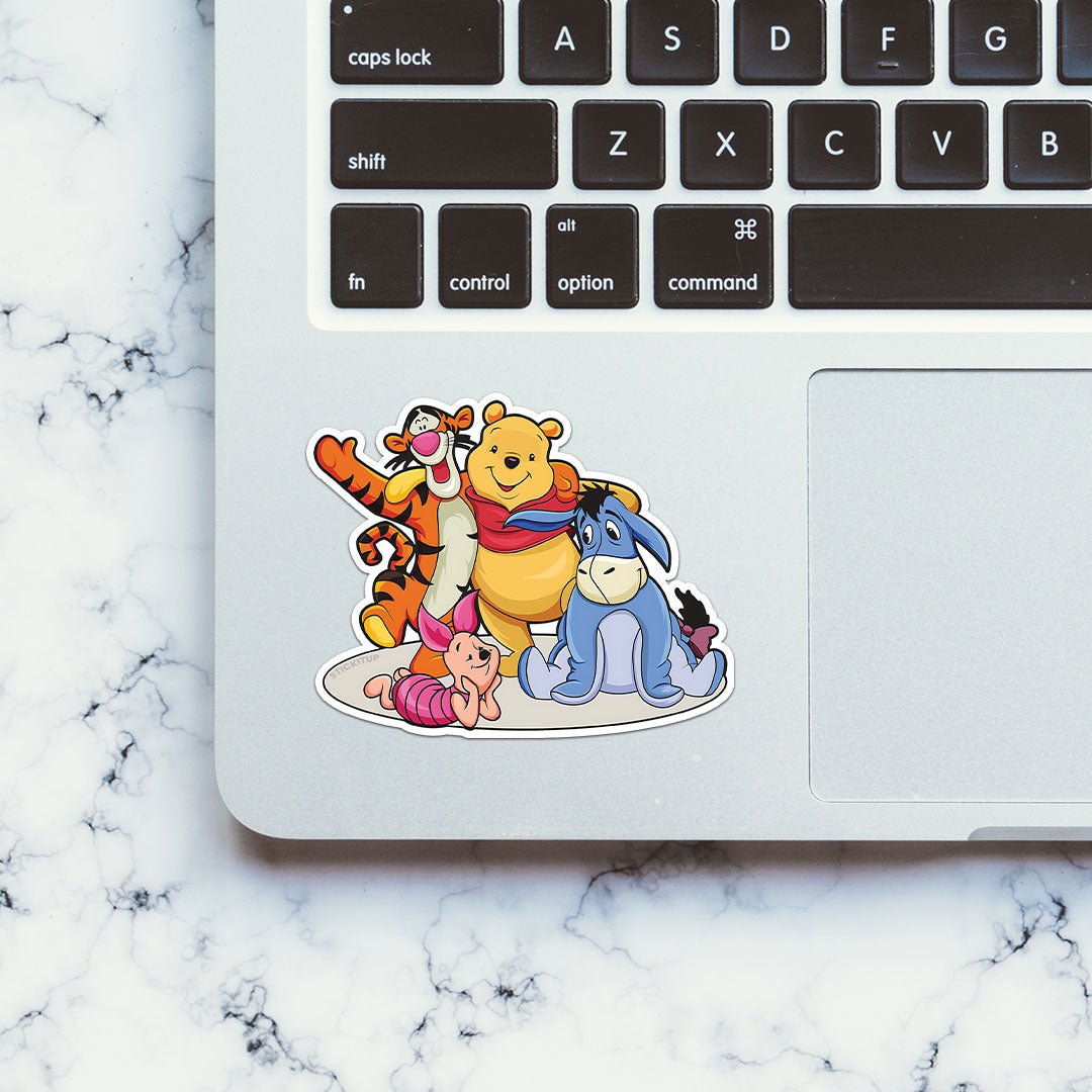Friend Squad Sticker waterproof vinyl decal for laptop, bike, car & bottle