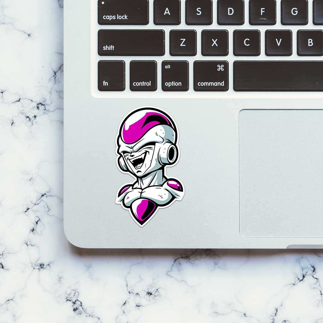 Frieza Sticker waterproof vinyl decal for laptop, bike, car & bottle