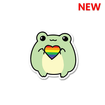 FROG Sticker waterproof vinyl decal for laptop, bike, car & bottle