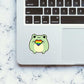 FROG Sticker waterproof vinyl decal for laptop, bike, car & bottle