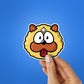 Funny Roar Sticker waterproof vinyl decal for laptop, bike, car & bottle