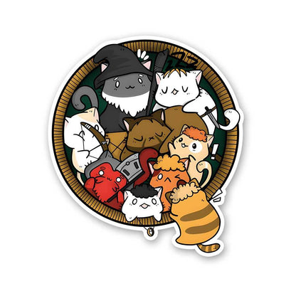 Furrllowship Sticker waterproof vinyl decal for laptop, bike, car & bottle