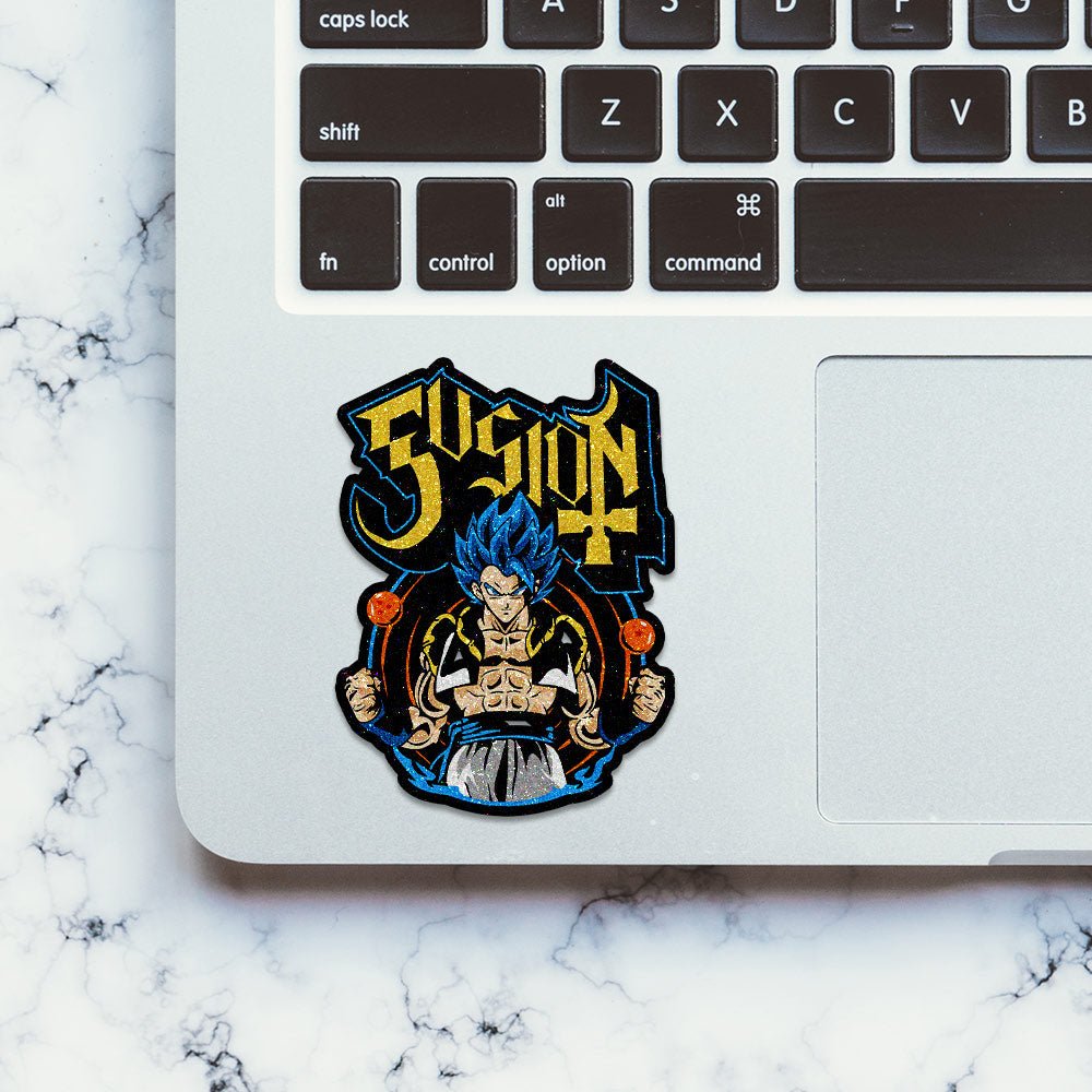 Fusion Glitter Sticker waterproof vinyl decal for laptop, bike, car & bottle