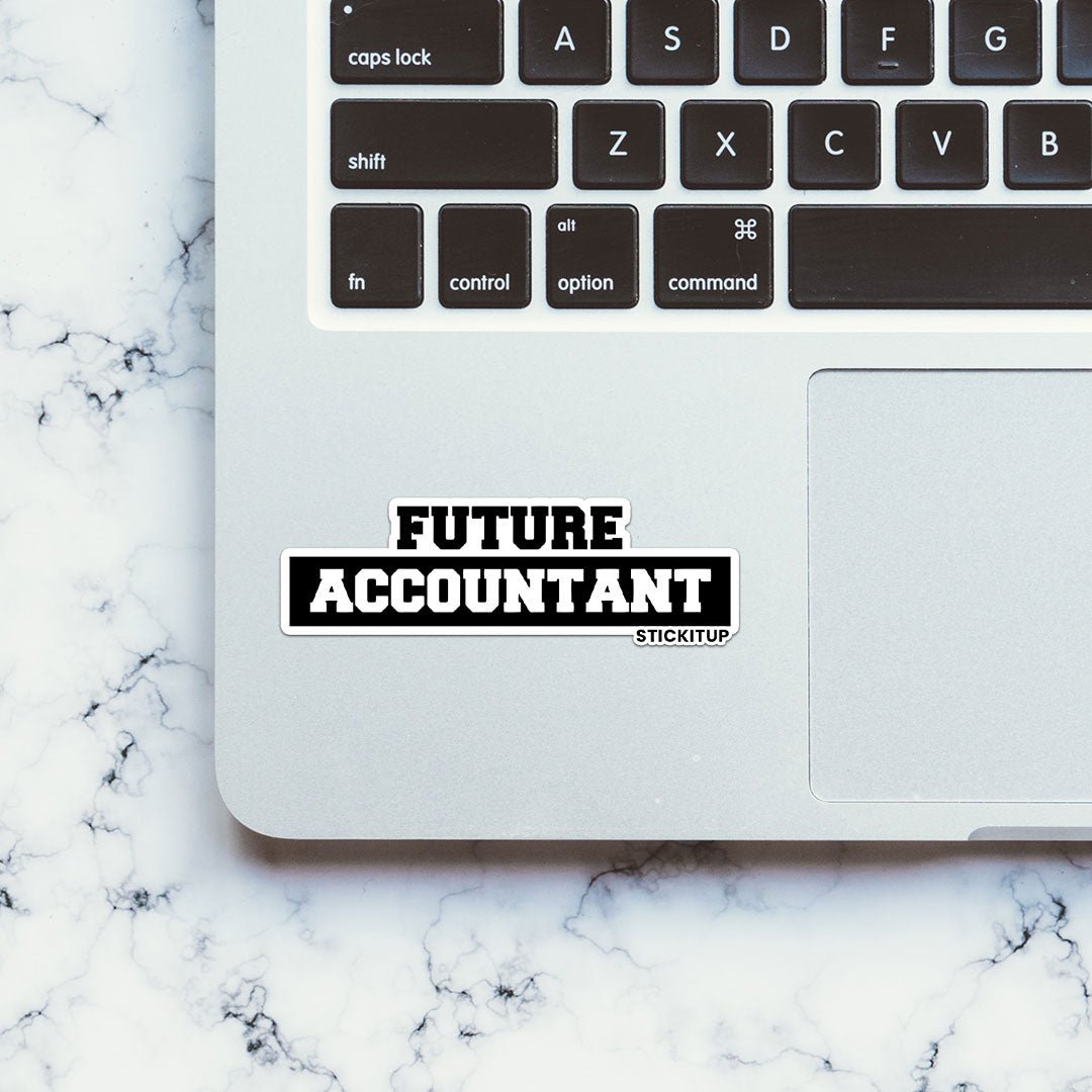 Future Accountant Sticker waterproof vinyl decal for laptop, bike, car & bottle