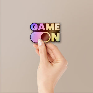 Game on Bold Holographic Stickers - Holographic stickers | STICK IT UP