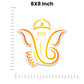 Ganesha 2.0 Bumper Sticker waterproof vinyl decal for laptop, bike, car & bottle
