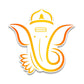 Ganesha 2.0 Bumper Sticker waterproof vinyl decal for laptop, bike, car & bottle