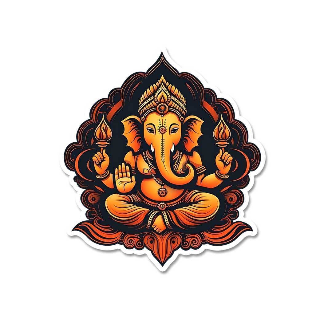 Ganpati Bappa Sticker - Stickers | STICK IT UP