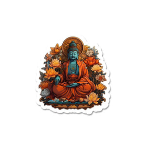Gautama Buddha Sticker waterproof vinyl decal for laptop, bike, car & bottle