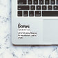 Gemini Sticker waterproof vinyl decal for laptop, bike, car & bottle