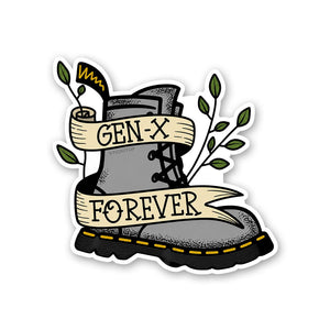 Gen X Forever Sticker - Stickers | STICK IT UP