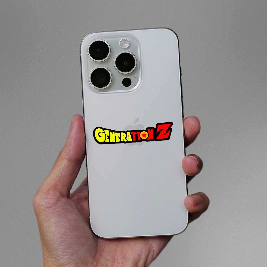 Generation Z Sticker waterproof vinyl decal for laptop, bike, car & bottle