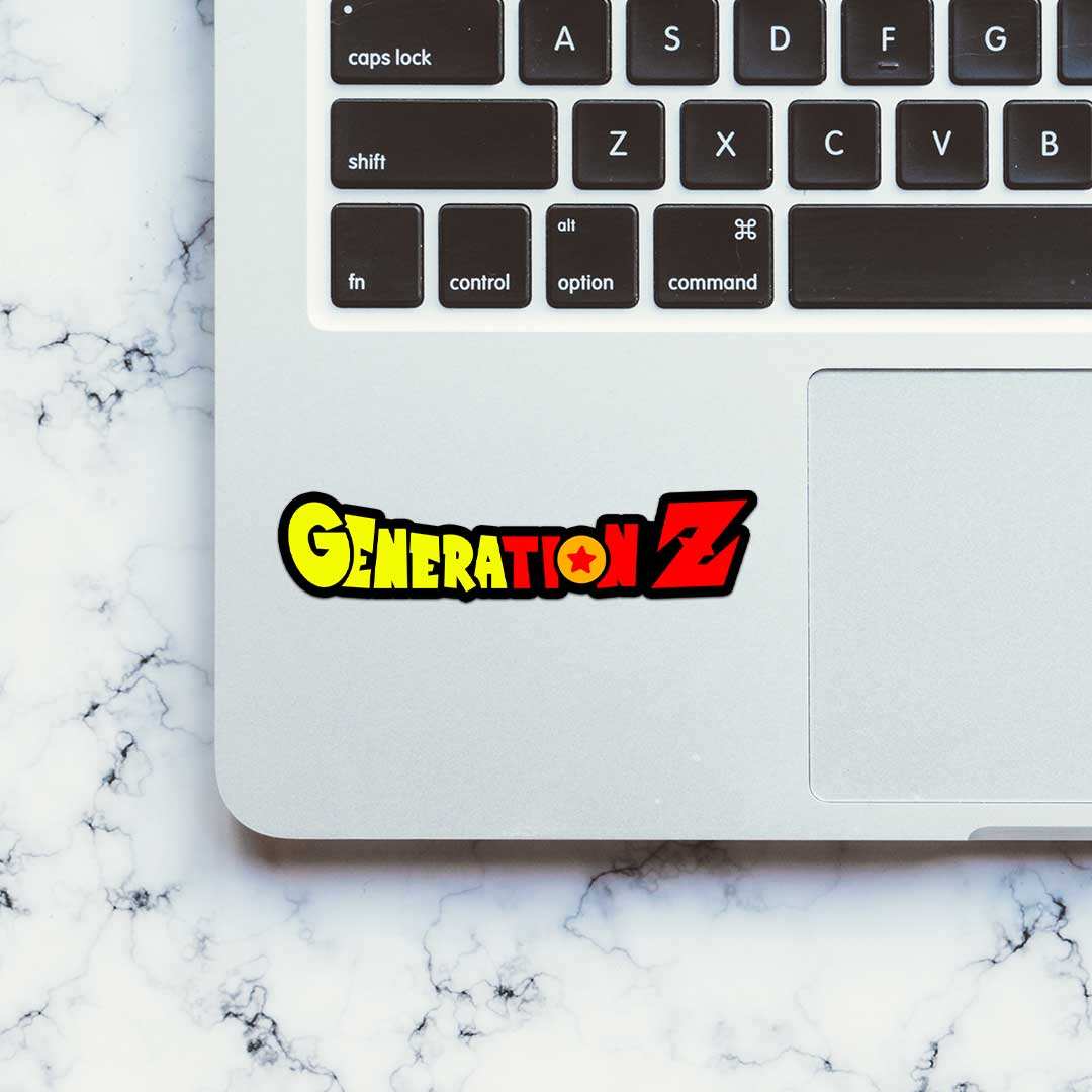 Generation Z Sticker waterproof vinyl decal for laptop, bike, car & bottle