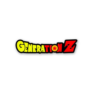 Generation Z Sticker waterproof vinyl decal for laptop, bike, car & bottle