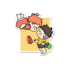Ghibli Ponyo Sticker waterproof vinyl decal for laptop, bike, car & bottle