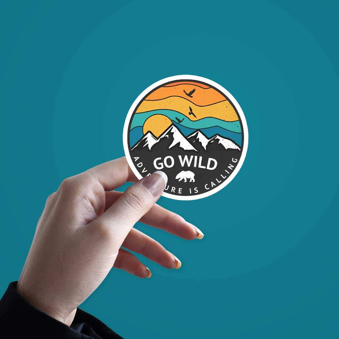 Go Wild Adventure Is Calling Sticker - STICK IT UP