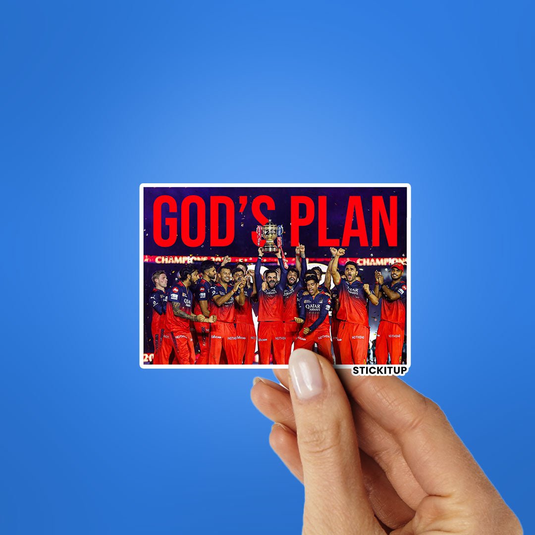 GODS PLAN Sticker - STICK IT UP