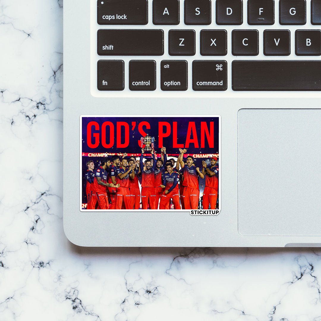 GODS PLAN Sticker - STICK IT UP