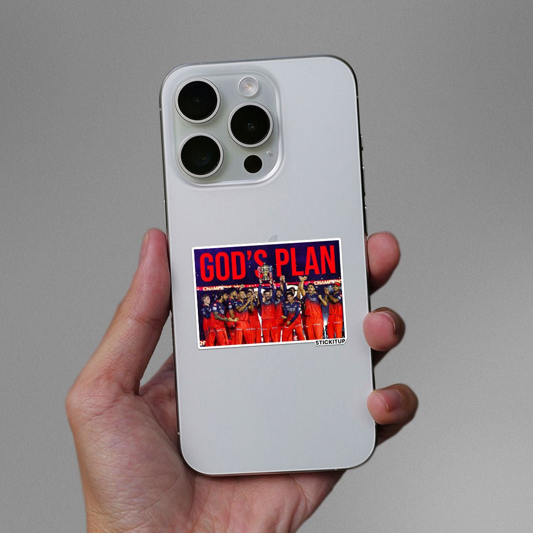 GODS PLAN Sticker - STICK IT UP