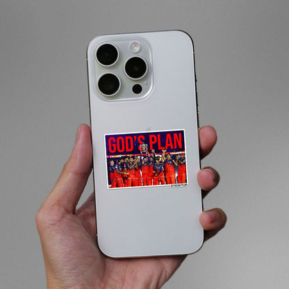 GODS PLAN Sticker - STICK IT UP