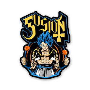 Gogeta Sticker waterproof vinyl decal for laptop, bike, car & bottle