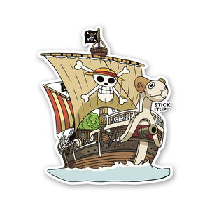 Going Merry Sticker waterproof vinyl decal for laptop, bike, car & bottle