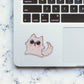 Gojo Cat Glitter Sticker waterproof vinyl decal for laptop, bike, car & bottle
