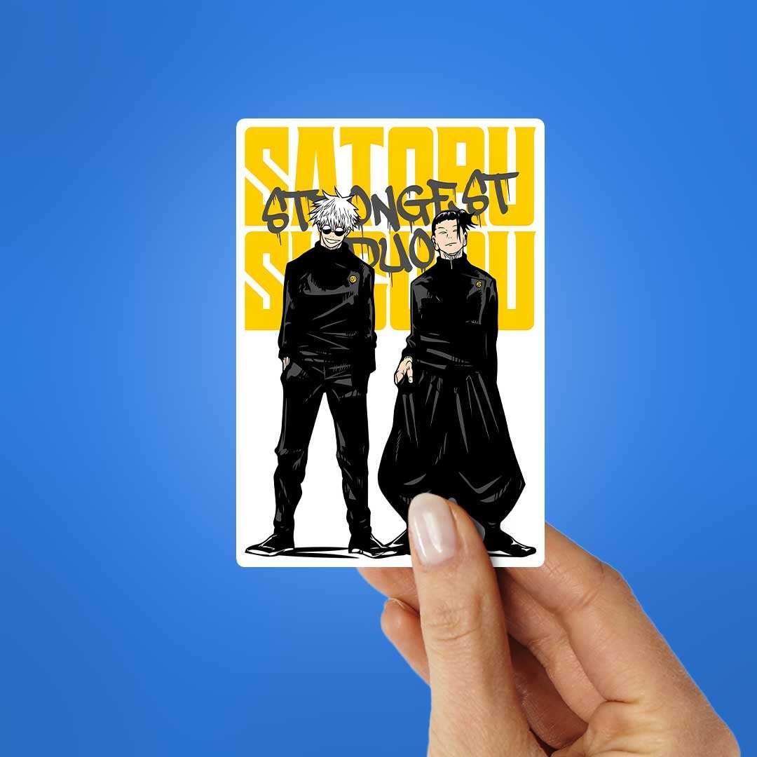 Gojo, Geto Strongest Duo Sticker - STICK IT UP