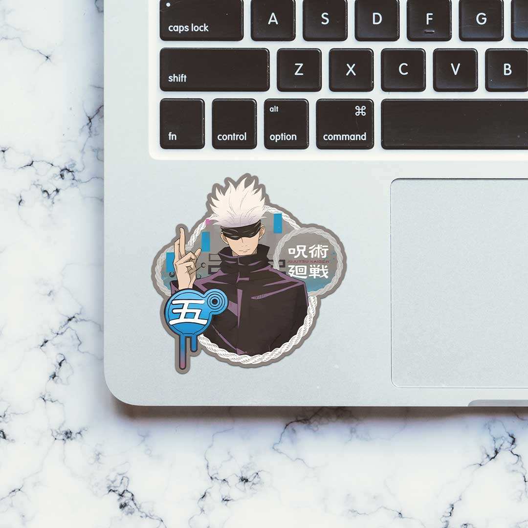 Gojo Sticker waterproof vinyl decal for laptop, bike, car & bottle